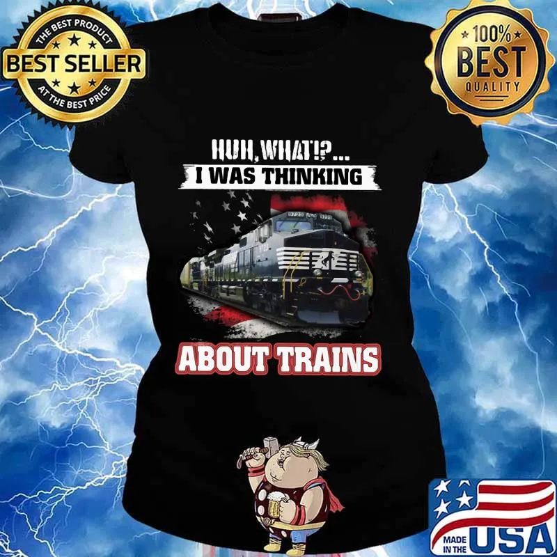Nederlandse spoorwegen huh what i was thinking about trains s Ladies tee