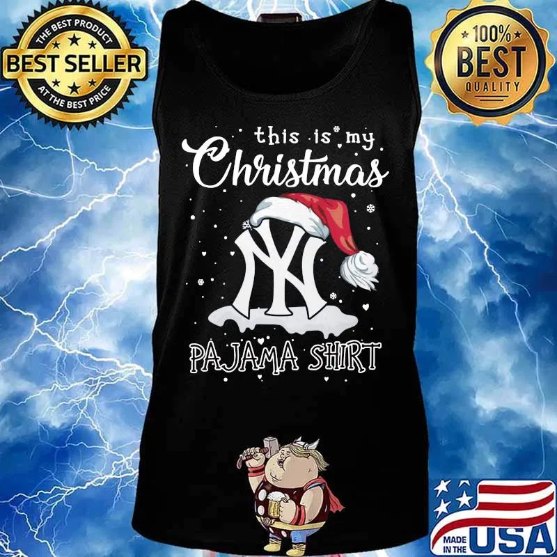 New york giants this is my christmas pajama s Tank top