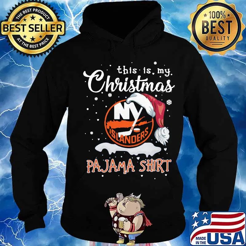 New york islanders this is my christmas pajama s Hoodie