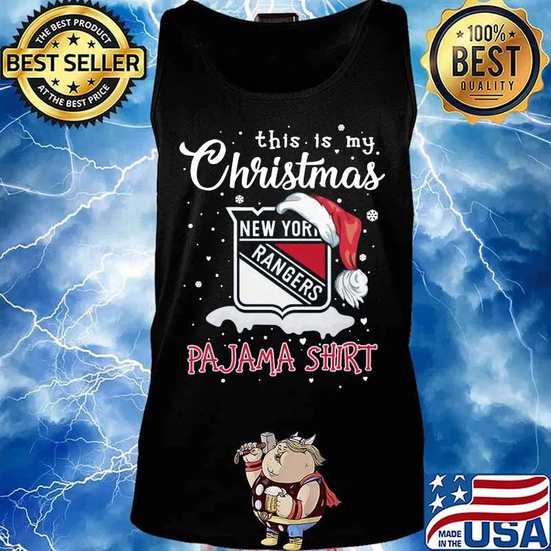 New york rangers this is my christmas pajama s Tank top