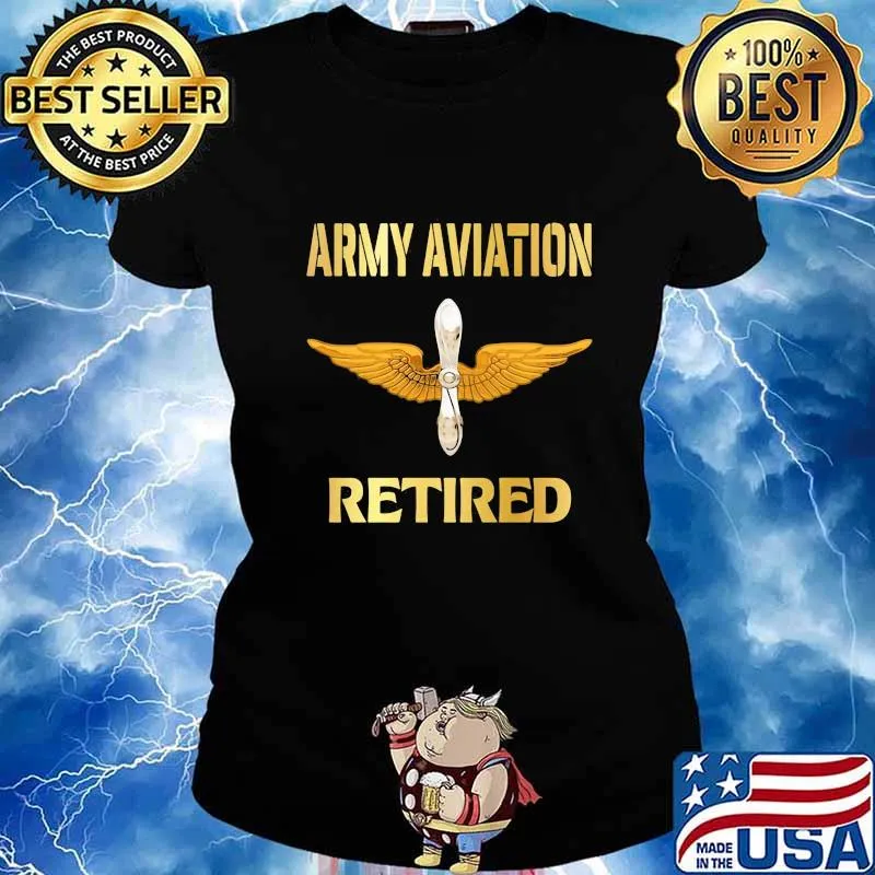Official Army Aviation Retired Shirt Ladies tee