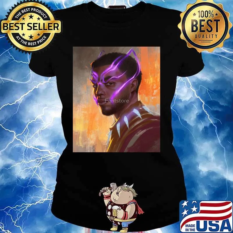 Official black panther art s Ladies tee