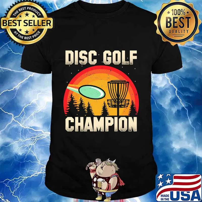 Official Disc golf champion shirt