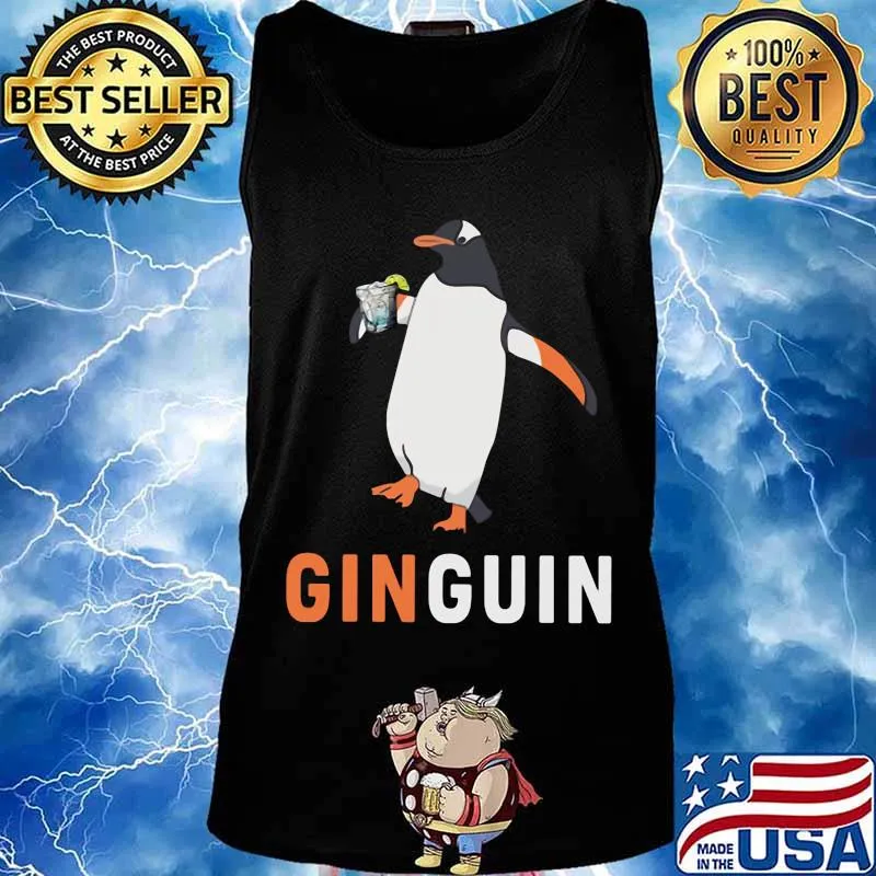 OFFICIAL GINGUIN PENGUIN DRINK SODA SHIRT Tank top