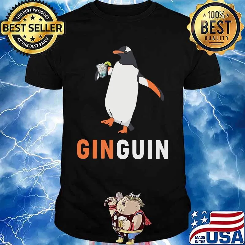 OFFICIAL GINGUIN PENGUIN DRINK SODA SHIRT