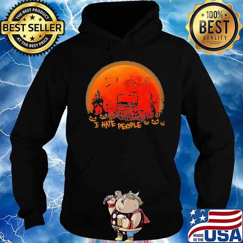 OFFICIAL I HATE PEOPLE MOON HALLOWEEN SHIRT Hoodie