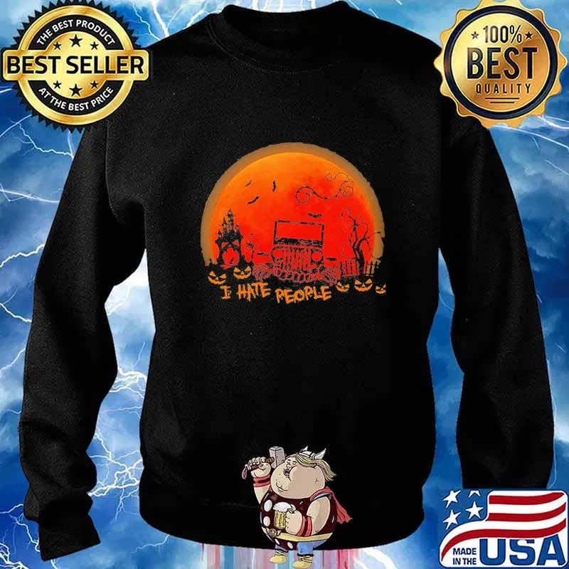 OFFICIAL I HATE PEOPLE MOON HALLOWEEN SHIRT Sweater