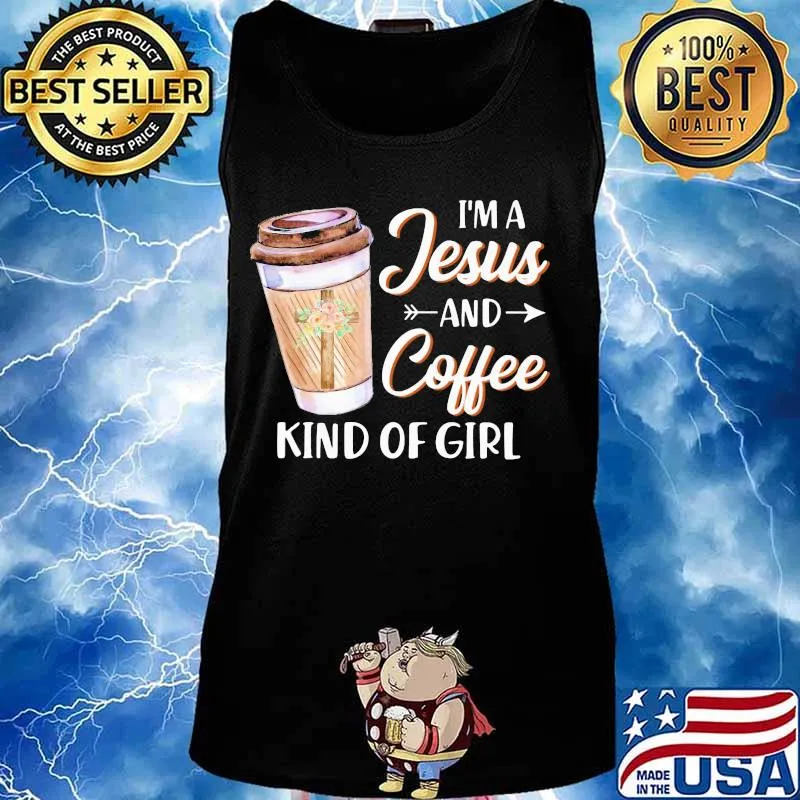 Official I'm a Jesus and coffee kind of girl s Tank top