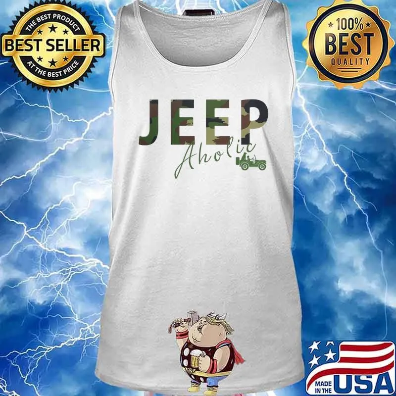 Official Jeeep Aholic Shirt Tank top