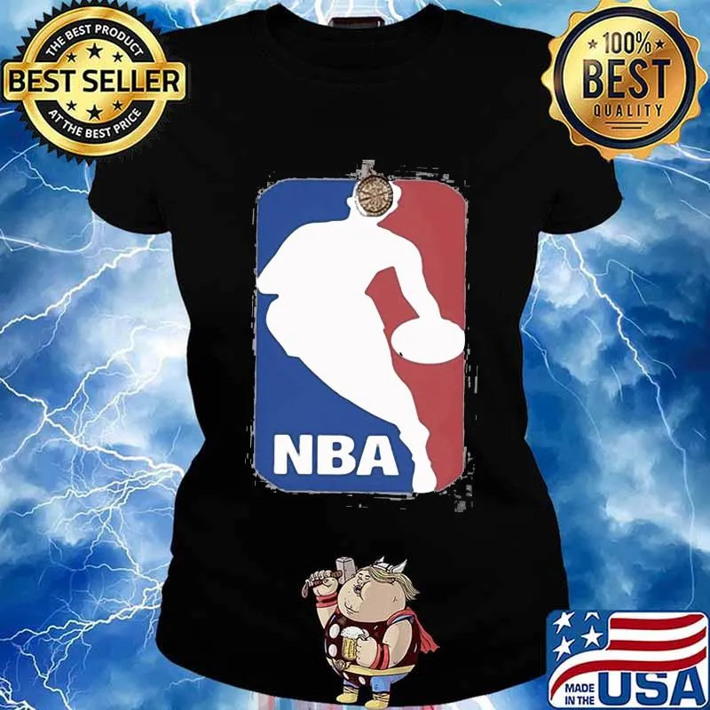 Official nba basketball logo s Ladies tee