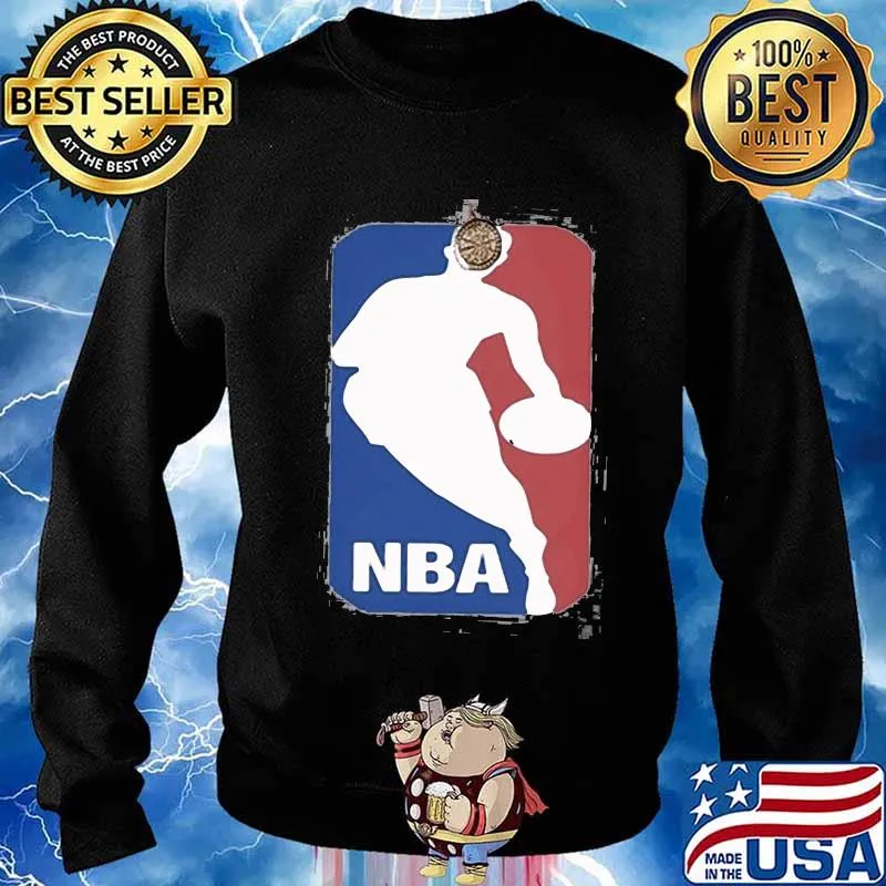 Official nba basketball logo s Sweater