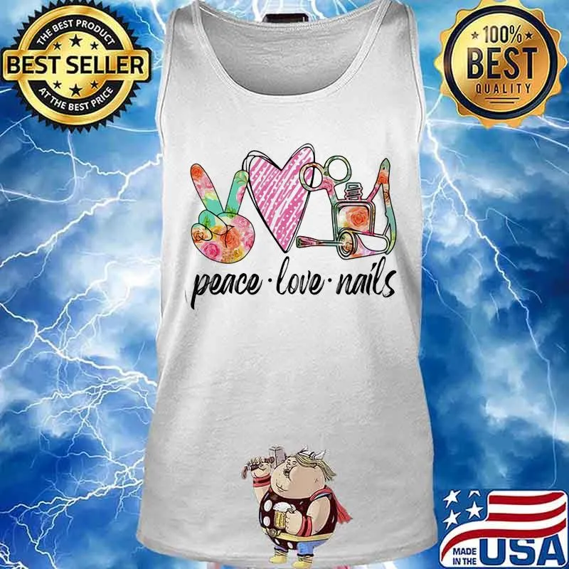 Official Peace Love Nails s Tank top