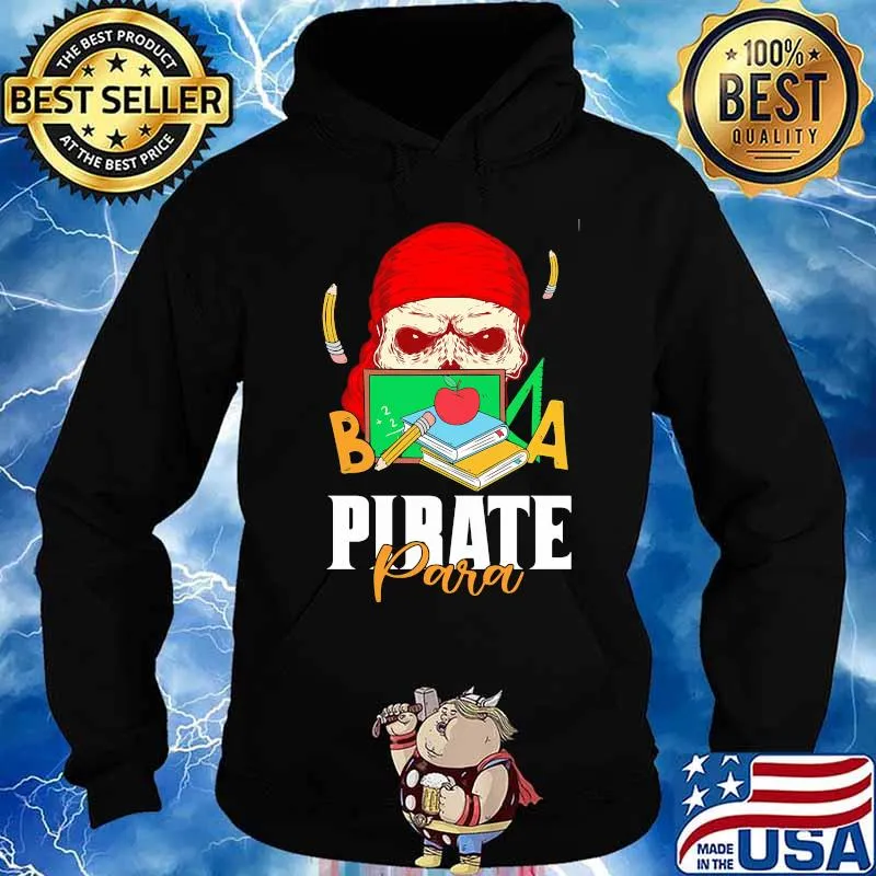 OFFICIAL PIRATE PARA SKULL BOOK SHIRT Hoodie