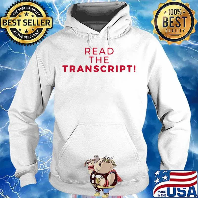 Official read the transcript s Hoodie