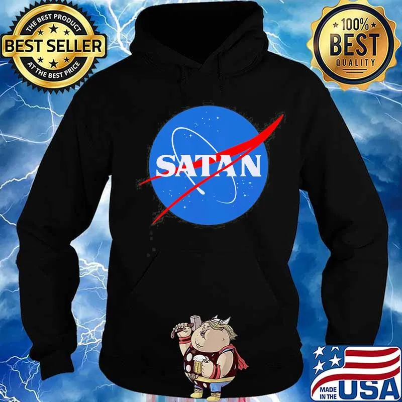 Official satan nasa logo s Hoodie