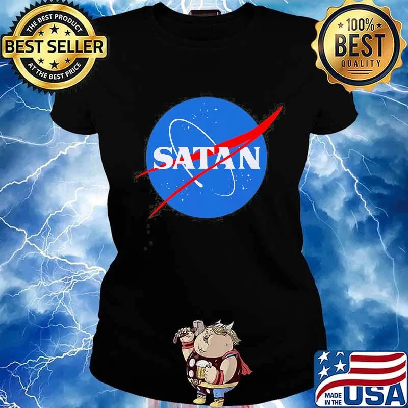Official satan nasa logo s Ladies tee