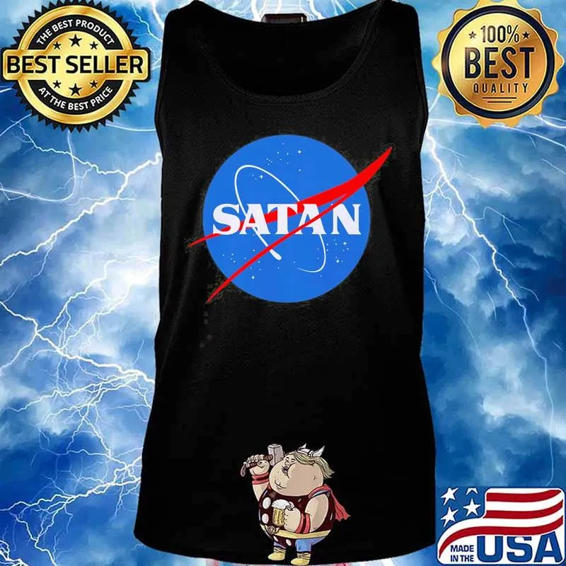 Official satan nasa logo s Tank top