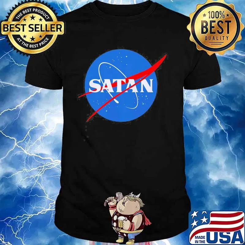 Official satan nasa logo shirt