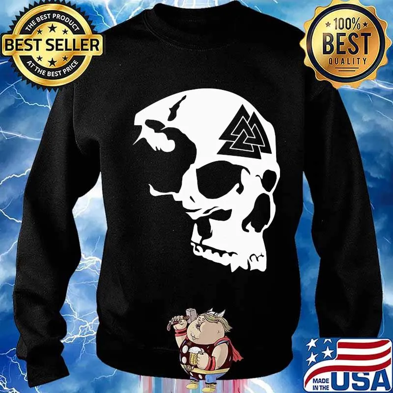 Official skull odin valhalla s Sweater