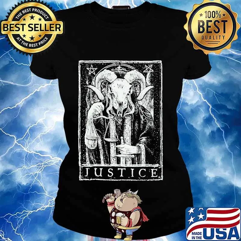 Official Skull Satan Justice s Ladies tee