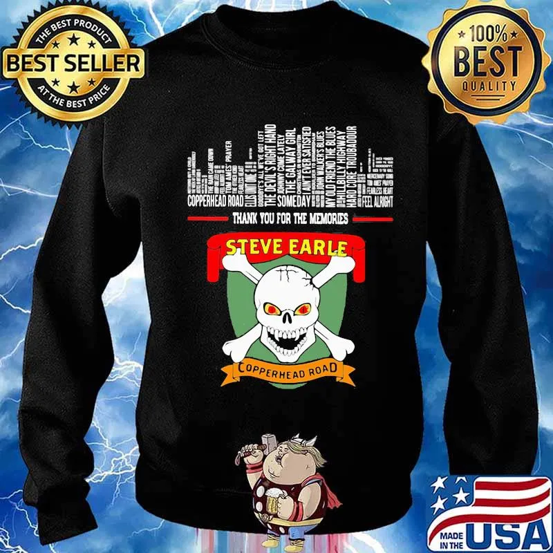 Official Steve Earle Copperhead Road s Sweater