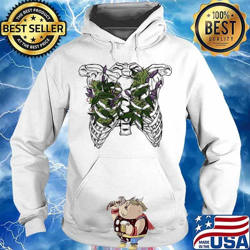 Official weed lungs tattoo s Hoodie