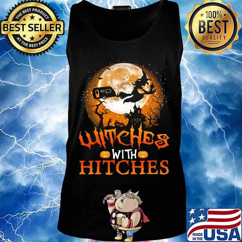 Official Witches With Hitches Halloween s Tank top