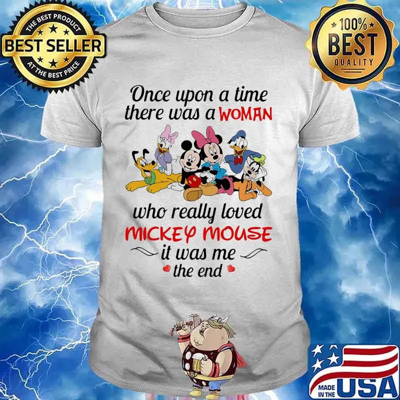 Once upon a time there was a woman who really loved mickey mouse it was me the end heart flowers