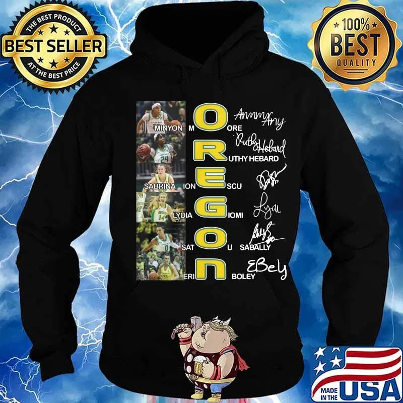 Oregon duck basketball players signatures s Hoodie