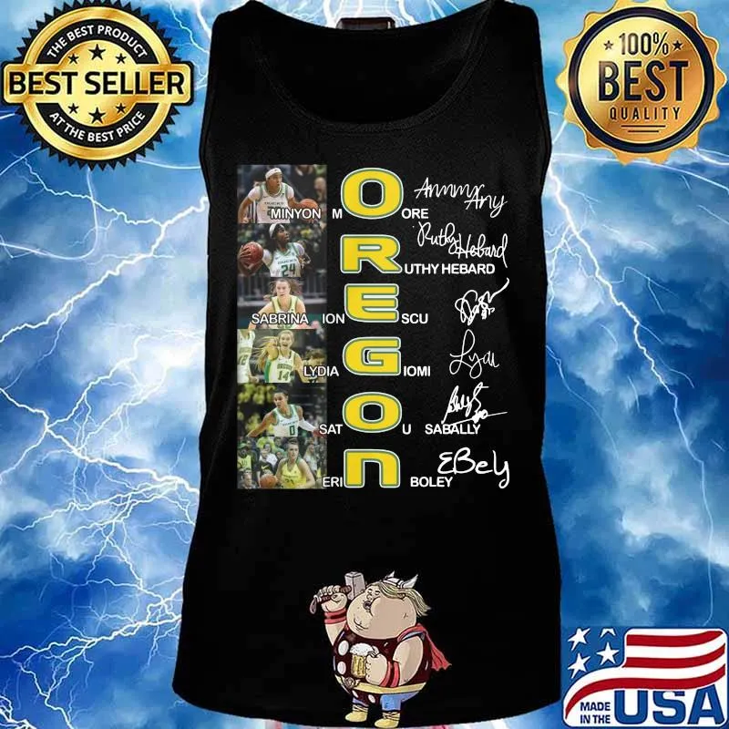 Oregon duck basketball players signatures s Tank top