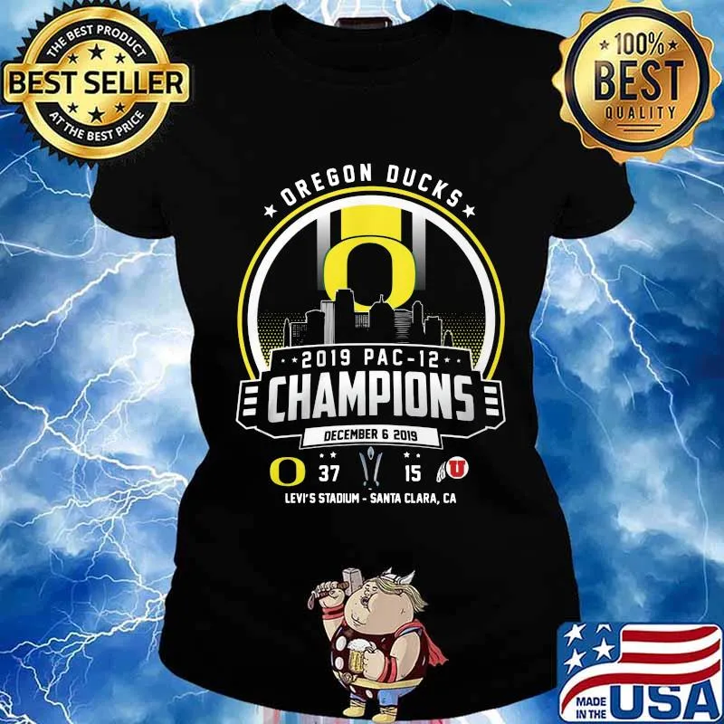Oregon duck football 2019 pac 12 champions s Ladies tee