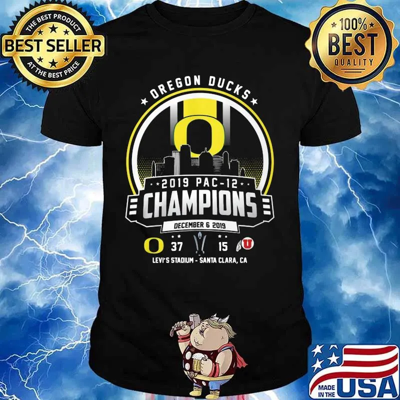 Oregon duck football 2019 pac 12 champions shirt