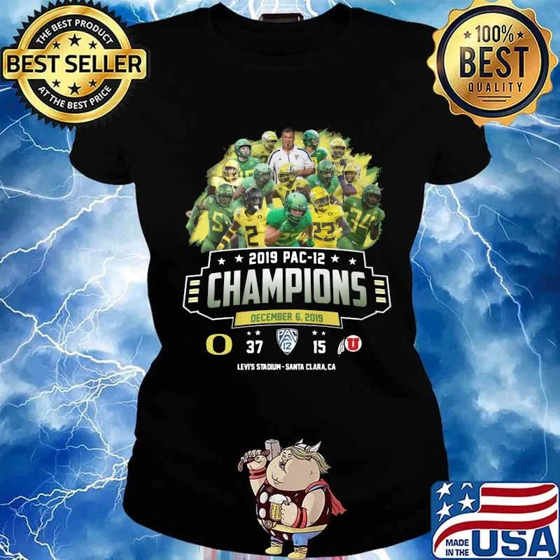 Oregon ducks 2019 pac 12 champions s Ladies tee