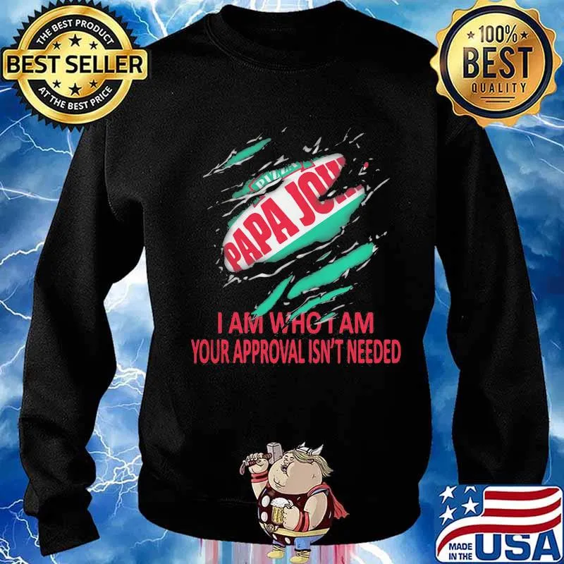 Papa john i don't stop when i'm tired i stop when i'm done s Sweater