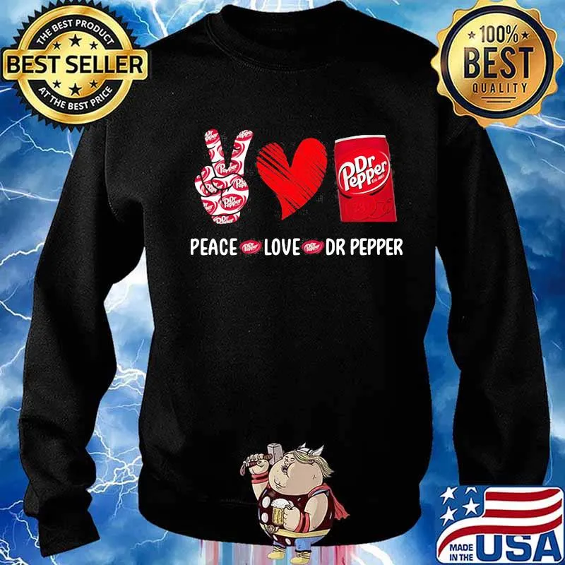 Peace love dr pepper heart s Sweater