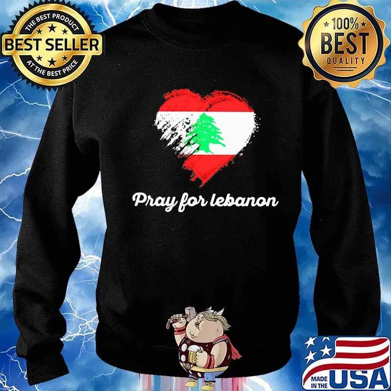 Pray for lebanon heart s Sweater