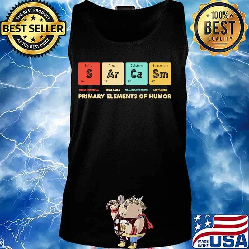 PRIMARY ELEMENTS OF HUMOR OTHER NON METAL NOBLE GASES SHIRT Tank top