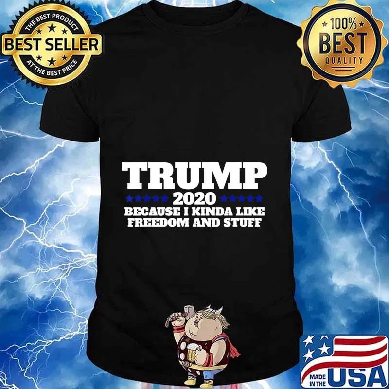 Pro Trump 2020 I Like Freedom And Stuff T-Shirt