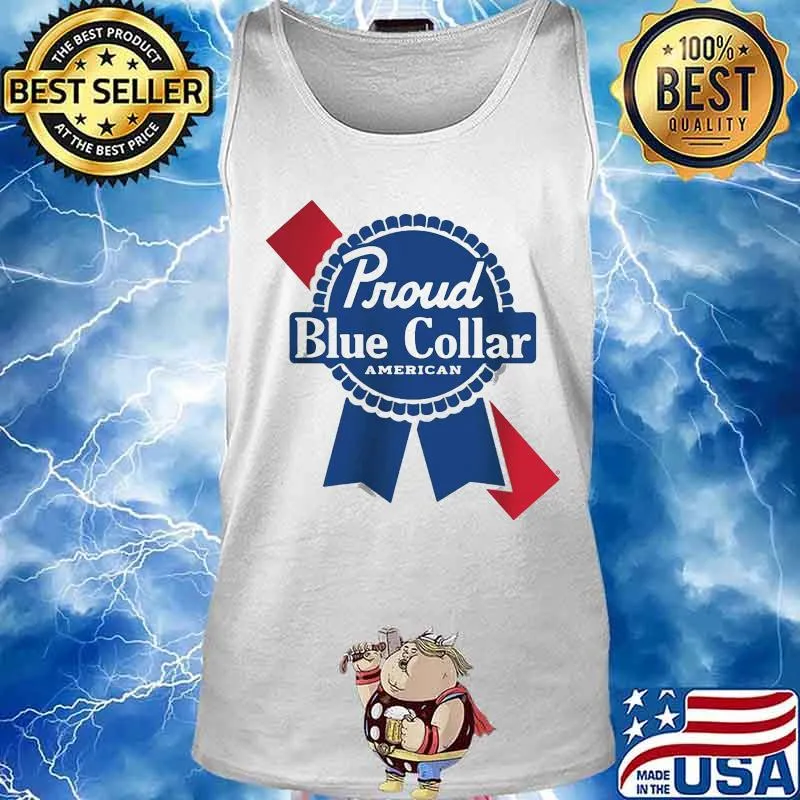 Proud Blue Collar American s Tank top