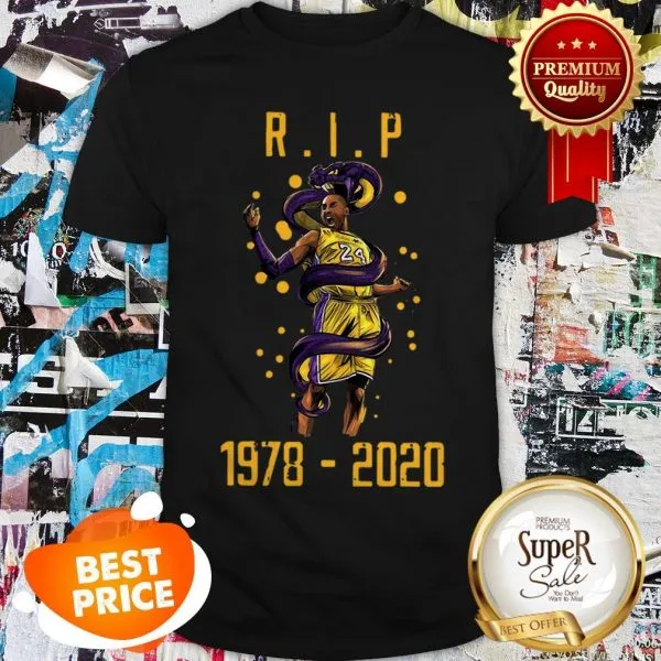 RIP Kobe Bryant 1978 2020 Los Angeles Lakers Black Mamba Out Shirt