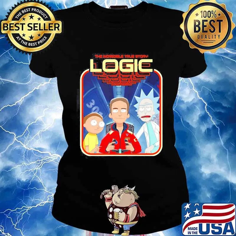 Rick and morty the incredible true story logic s Ladies tee