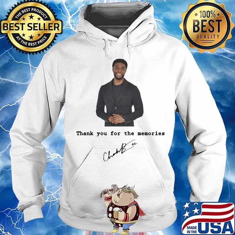 Rip Black Panther 1977-2020 thank you for the memories signature s Hoodie
