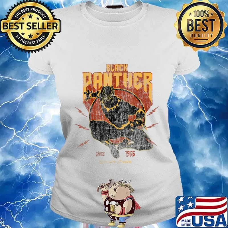 Rip Black Panther Action Since 1966 Retro MarvelShirt Ladies tee