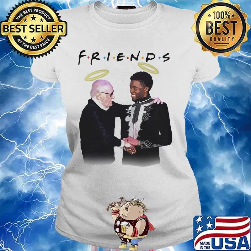 Rip black panther chadwick friends s Ladies tee