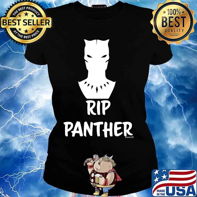 Rip black panther chadwick s Ladies tee