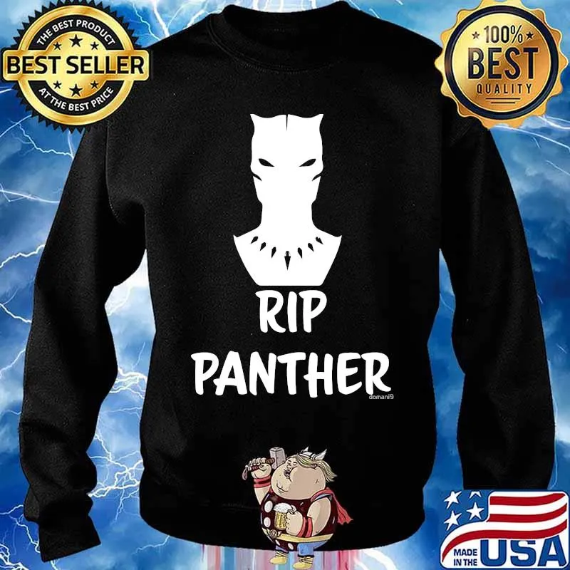 Rip black panther chadwick s Sweater