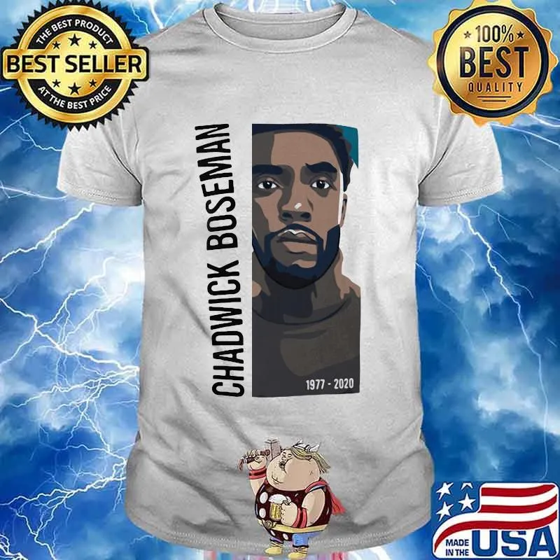 Rip chadwick black panther 1977 2020 art shirt