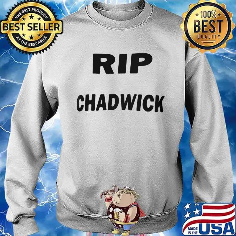 Rip chadwick black panther actor 2020 white s Sweater