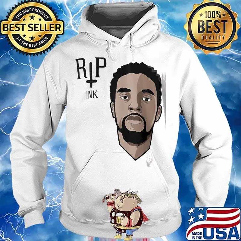 Rip chadwick black panther ink jesus s Hoodie