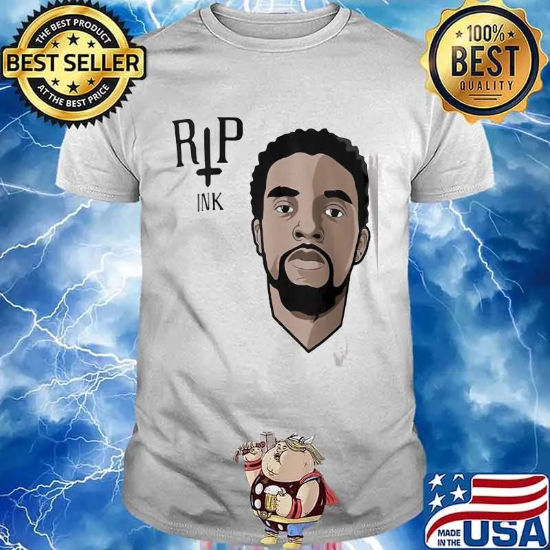 Rip chadwick black panther ink jesus shirt